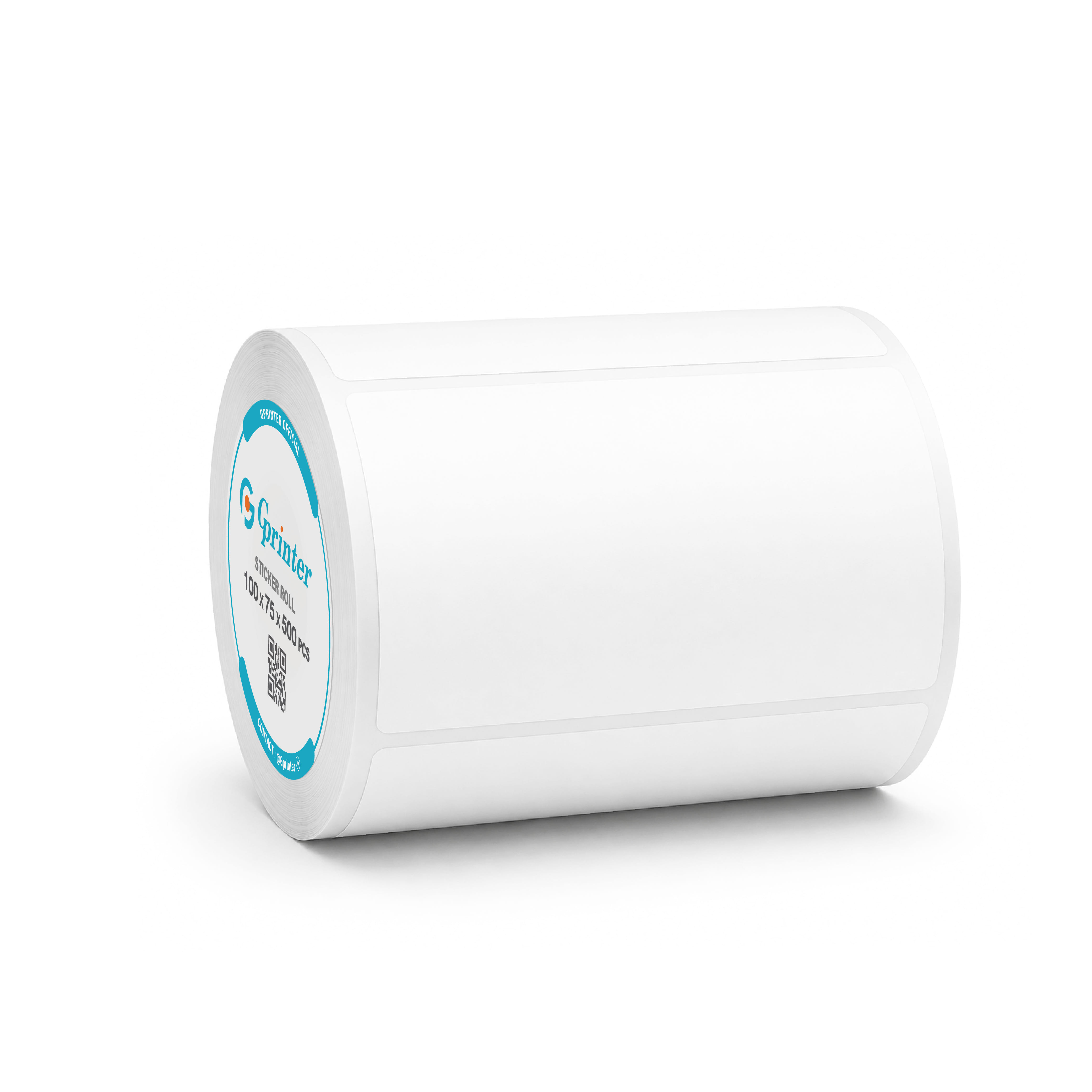 กระดาษสติ๊กเกอร์ความร้อน GPRINTER 100X75 500 แผ่น แบบม้วน 1 ม้วน